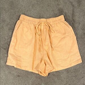 Orange Women's Casual Shorts